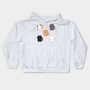 Cute cats illustration Kids Hoodie